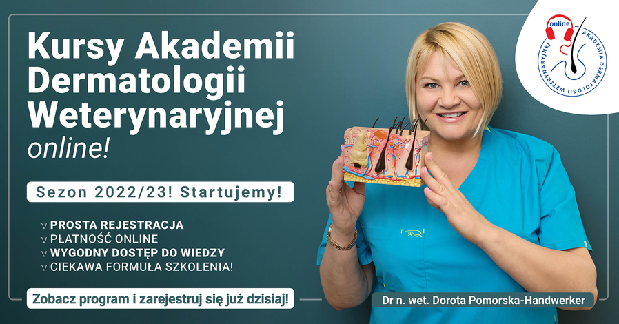 Kursy Akademii Dermatologii Weterynaryjnej. Edycja 2022/2023